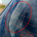 APARECIÓ LA IMAGEN DE CRISTO EN EL VIDRIO DE UN AUTO